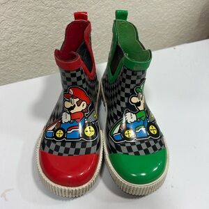 Nintendo Kids Rain Boots - Red and Green